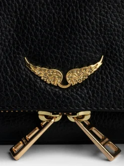 Sale Zadig & Voltaire Rock Nano ClutchICONIC Noirgold